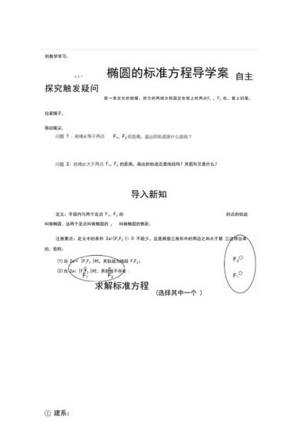 椭圆的标准方程教案2019版高中教材分析 简易方程单元教材分析