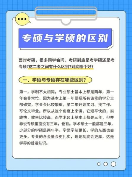 专硕和学硕的区别是咋回事 会计学硕和专硕区别